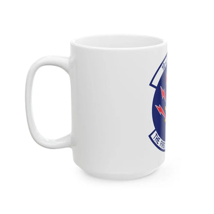 10th Missile SQ The First In The Hole (U.S. Air Force) White Coffee Mug-Go Mug Yourself