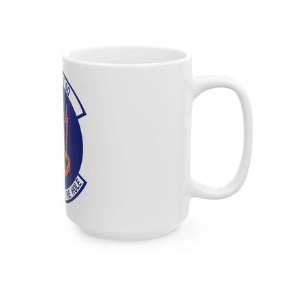 10th Missile SQ The First In The Hole (U.S. Air Force) White Coffee Mug-Go Mug Yourself