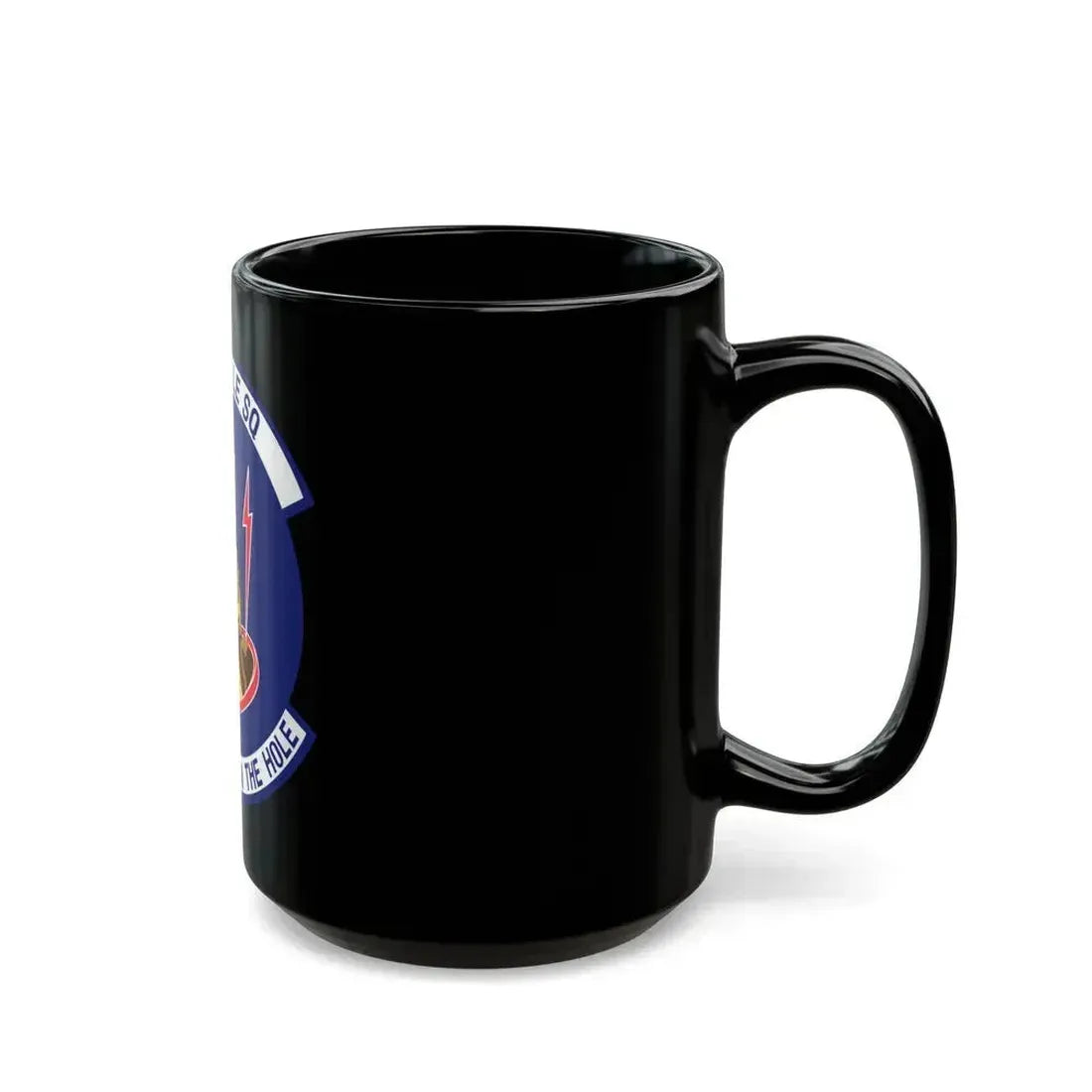 10th Missile SQ The First In The Hole (U.S. Air Force) Black Coffee Mug - Go Mug Yourself
