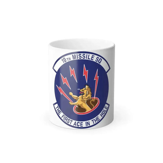 10th Missile SQ The First In The Hole (U.S. Air Force) Color Changing Coffee Mug 11oz - Go Mug Yourself