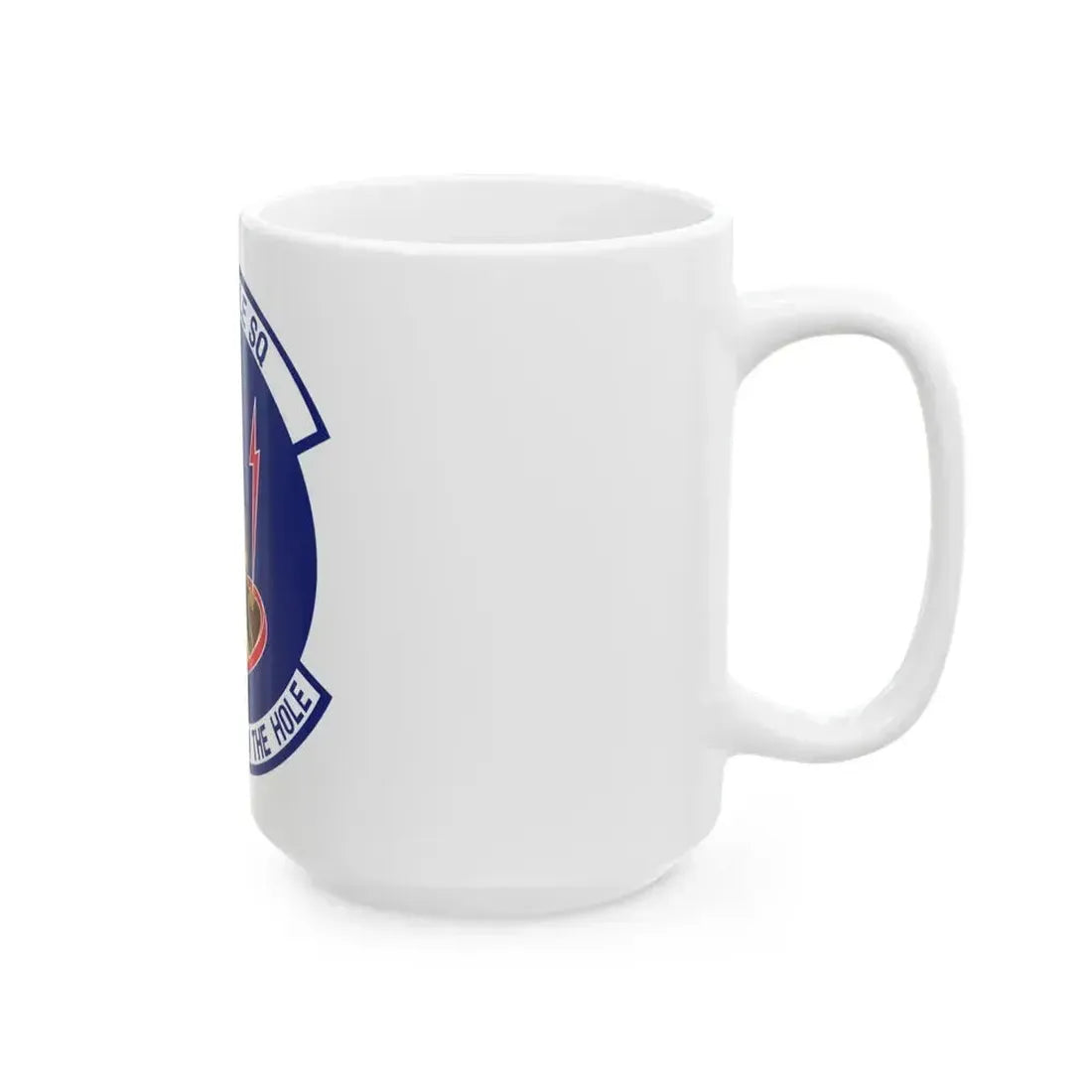 10th Missile SQ The First In The Hole (U.S. Air Force) White Coffee Mug - Go Mug Yourself