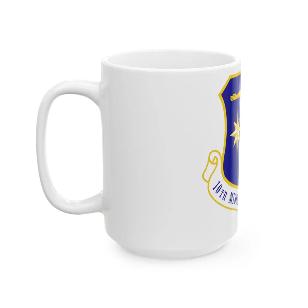 10th Mission Support Group (U.S. Air Force) White Coffee Mug-Go Mug Yourself