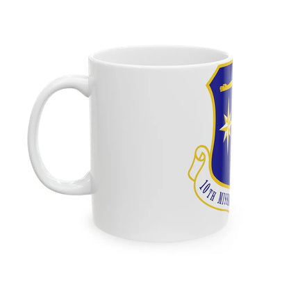 10th Mission Support Group (U.S. Air Force) White Coffee Mug-Go Mug Yourself