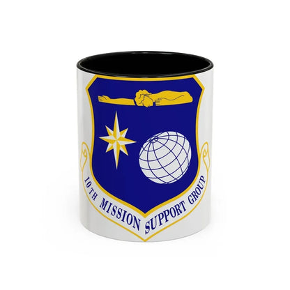 10th Mission Support Group (U.S. Air Force) Accent Coffee Mug 11oz Black - Go Mug Yourself