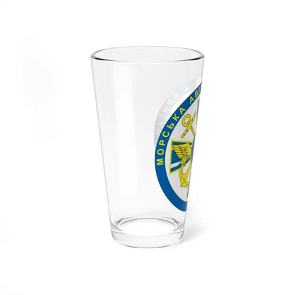 10th Naval Aviation Brigade of the Ukrainian Navy (Ukraine) Pint Glass 16oz-Go Mug Yourself