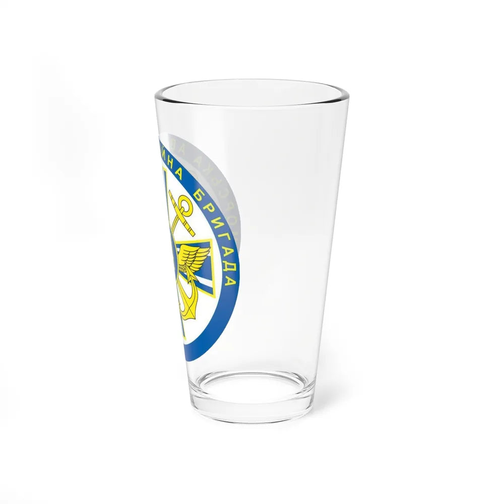 10th Naval Aviation Brigade of the Ukrainian Navy (Ukraine) Pint Glass 16oz-Go Mug Yourself