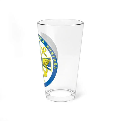 10th Naval Aviation Brigade of the Ukrainian Navy (Ukraine) Pint Glass 16oz - Go Mug Yourself