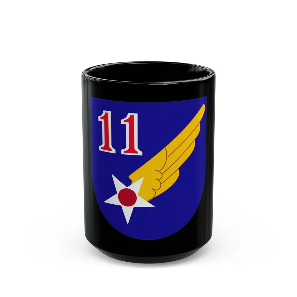 11 Air Force (U.S. Army) Black Coffee Mug-15oz-Go Mug Yourself