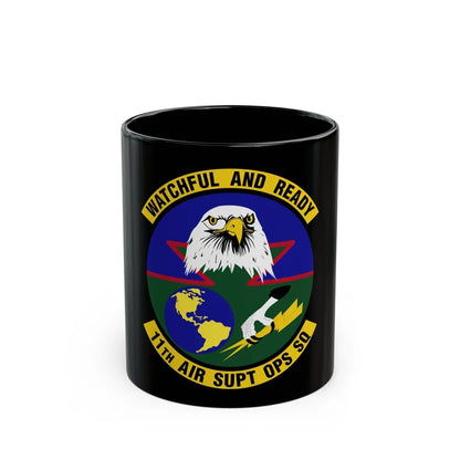 11 Air Support Operations Squadron ACC (U.S. Air Force) Black Coffee Mug-11oz-Go Mug Yourself