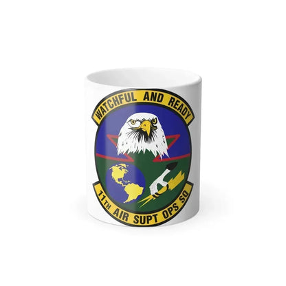 11 Air Support Operations Squadron ACC (U.S. Air Force) Color Changing Coffee Mug 11oz - Go Mug Yourself