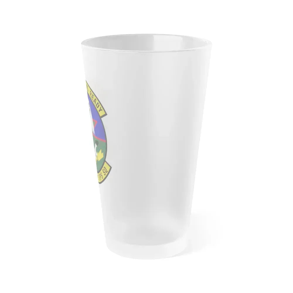 11 Air Support Operations Squadron ACC (U.S. Air Force) Frosted Pint Glass 16oz - Go Mug Yourself