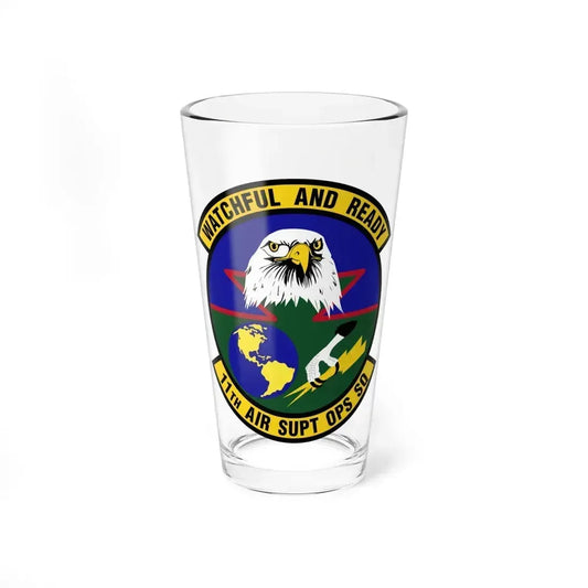 11 Air Support Operations Squadron ACC (U.S. Air Force) Pint Glass 16oz 16oz - Go Mug Yourself