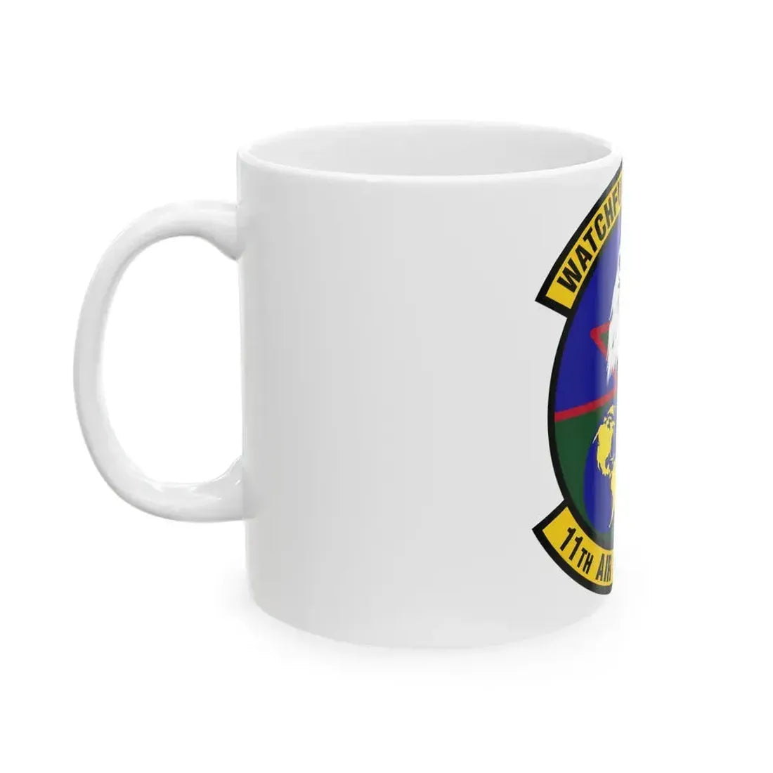 11 Air Support Operations Squadron ACC (U.S. Air Force) White Coffee Mug - Go Mug Yourself