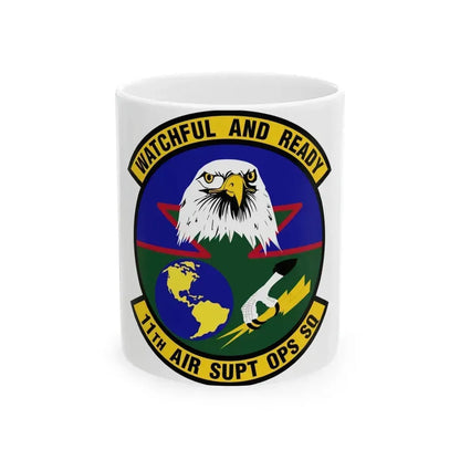11 Air Support Operations Squadron ACC (U.S. Air Force) White Coffee Mug - Go Mug Yourself
