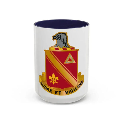 11 Antiaircraft Artillery Missile Battalion (U.S. Army) Accent Coffee Mug 15oz Navy - Go Mug Yourself