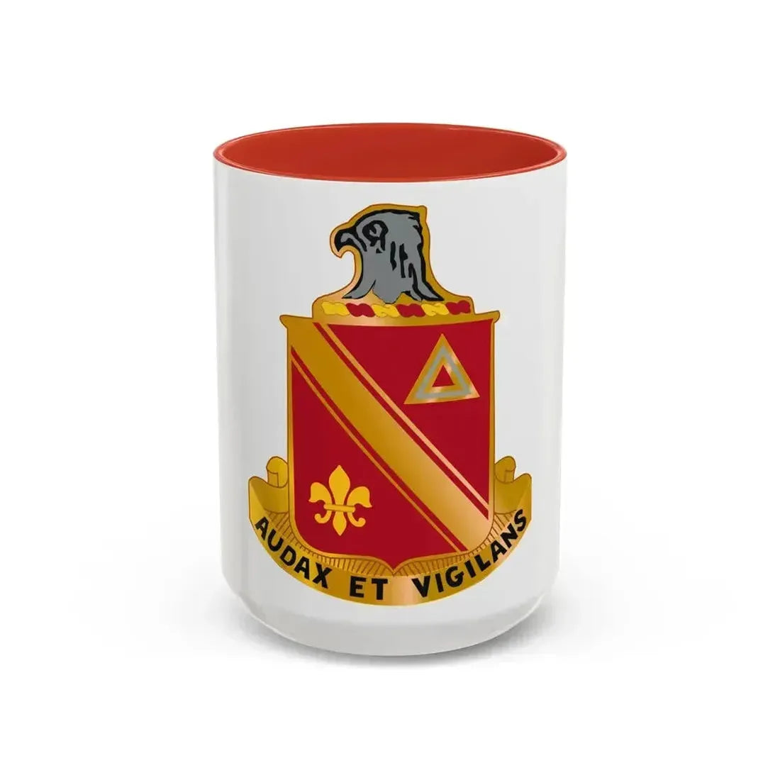 11 Antiaircraft Artillery Missile Battalion (U.S. Army) Accent Coffee Mug 15oz Red - Go Mug Yourself