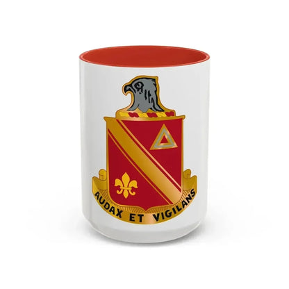11 Antiaircraft Artillery Missile Battalion (U.S. Army) Accent Coffee Mug 15oz Red - Go Mug Yourself