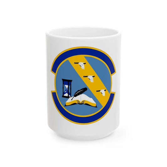 11 Contracting Squadron USAF (U.S. Air Force) White Coffee Mug-15oz-Go Mug Yourself