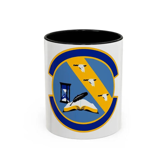 11 Contracting Squadron USAF (U.S. Air Force) Accent Coffee Mug 11oz Black - Go Mug Yourself