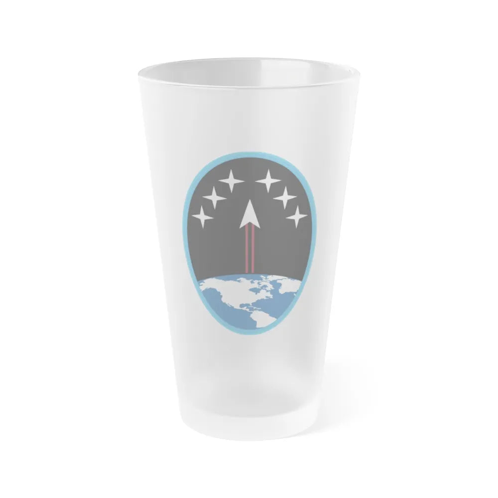 11 Delta Operations Squadron (U.S. Space Force) Frosted Pint Glass 16oz-Go Mug Yourself