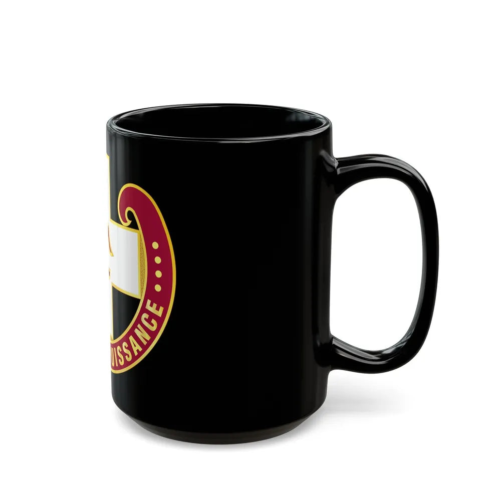 11 Evacuation Hospital (U.S. Army) Black Coffee Mug-Go Mug Yourself