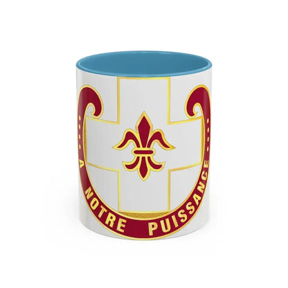 11 Evacuation Hospital (U.S. Army) Accent Coffee Mug 11oz Light Blue - Go Mug Yourself