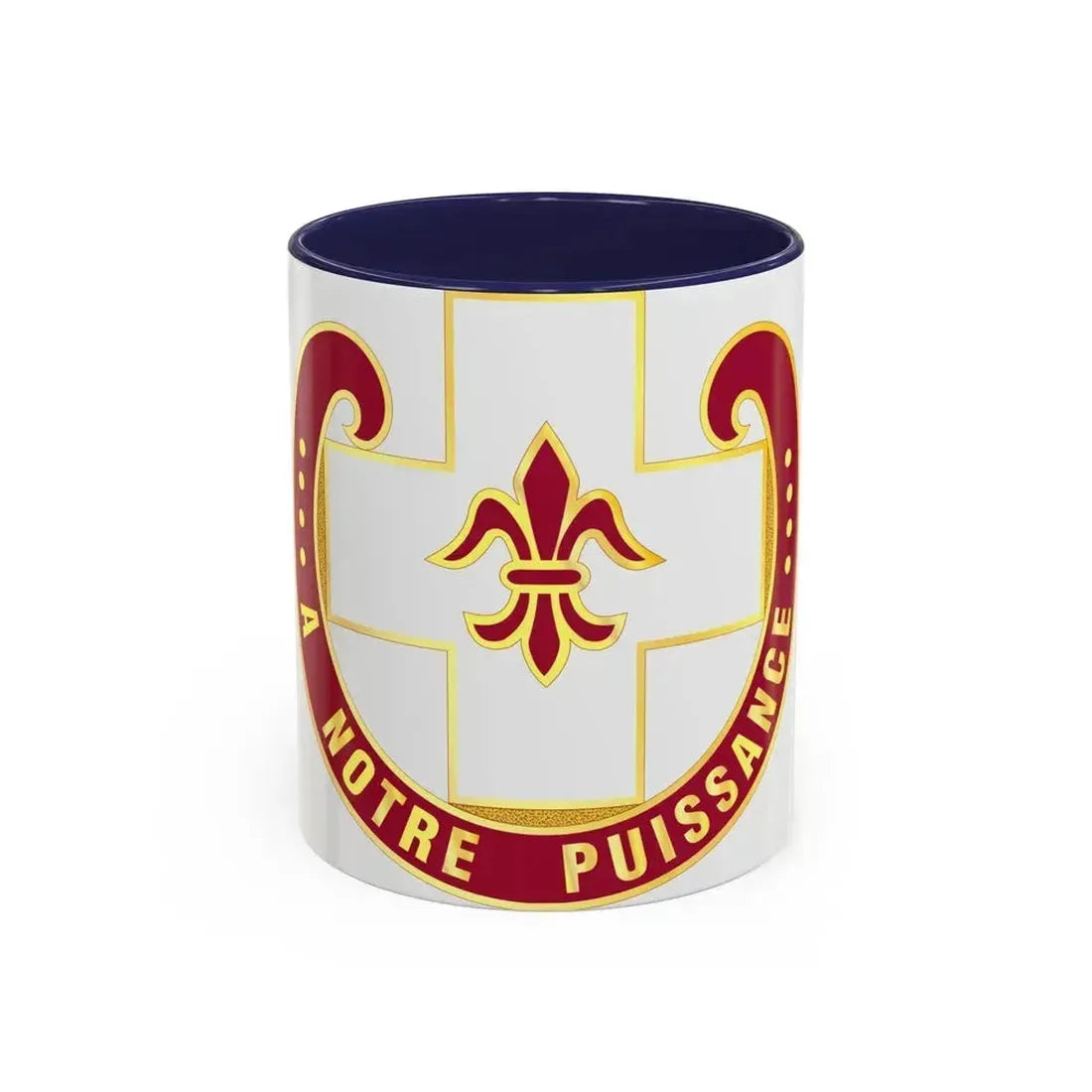 11 Evacuation Hospital (U.S. Army) Accent Coffee Mug 11oz Navy - Go Mug Yourself