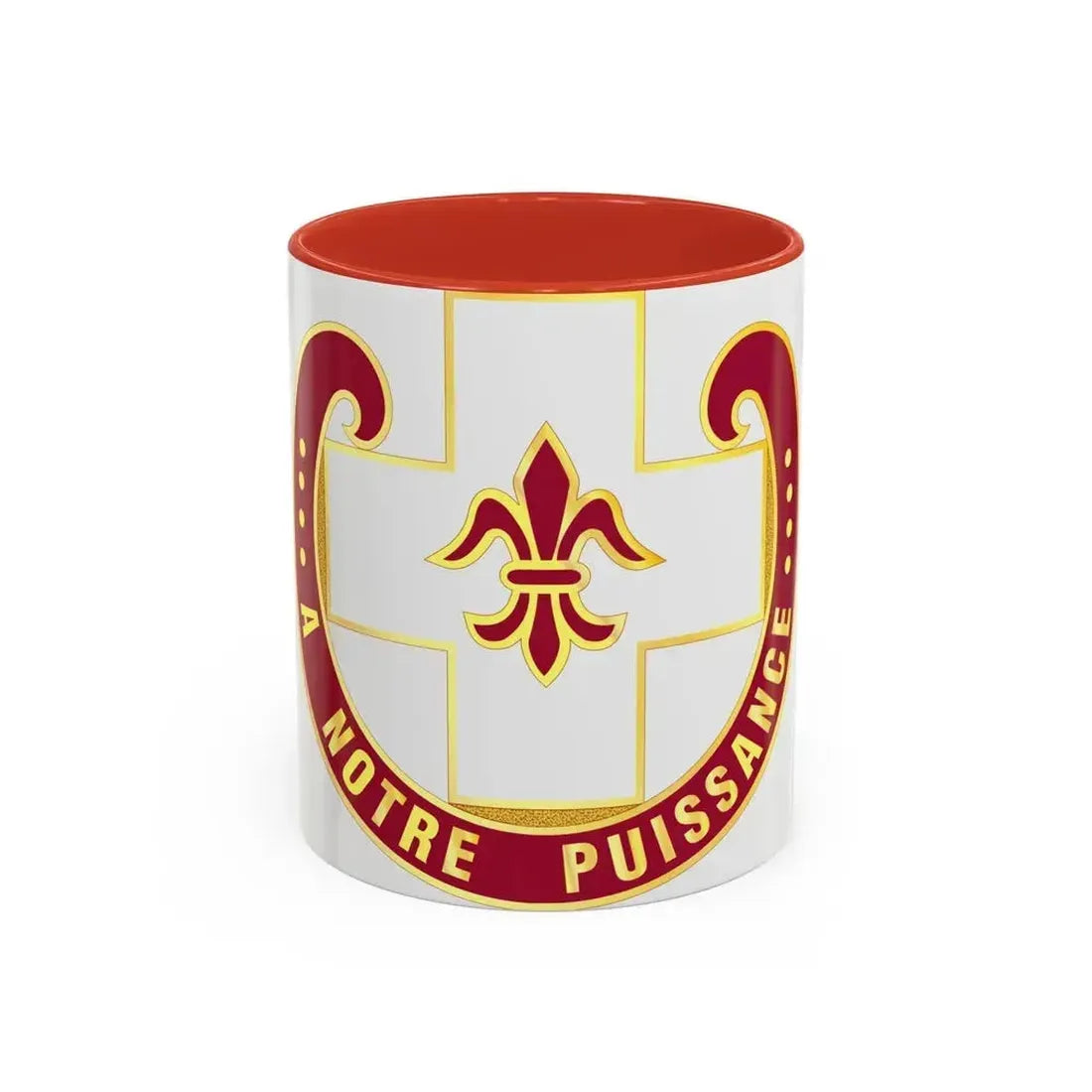 11 Evacuation Hospital (U.S. Army) Accent Coffee Mug 11oz Red - Go Mug Yourself