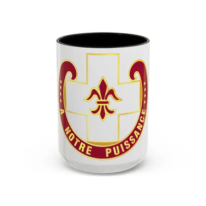11 Evacuation Hospital (U.S. Army) Accent Coffee Mug 15oz Black - Go Mug Yourself
