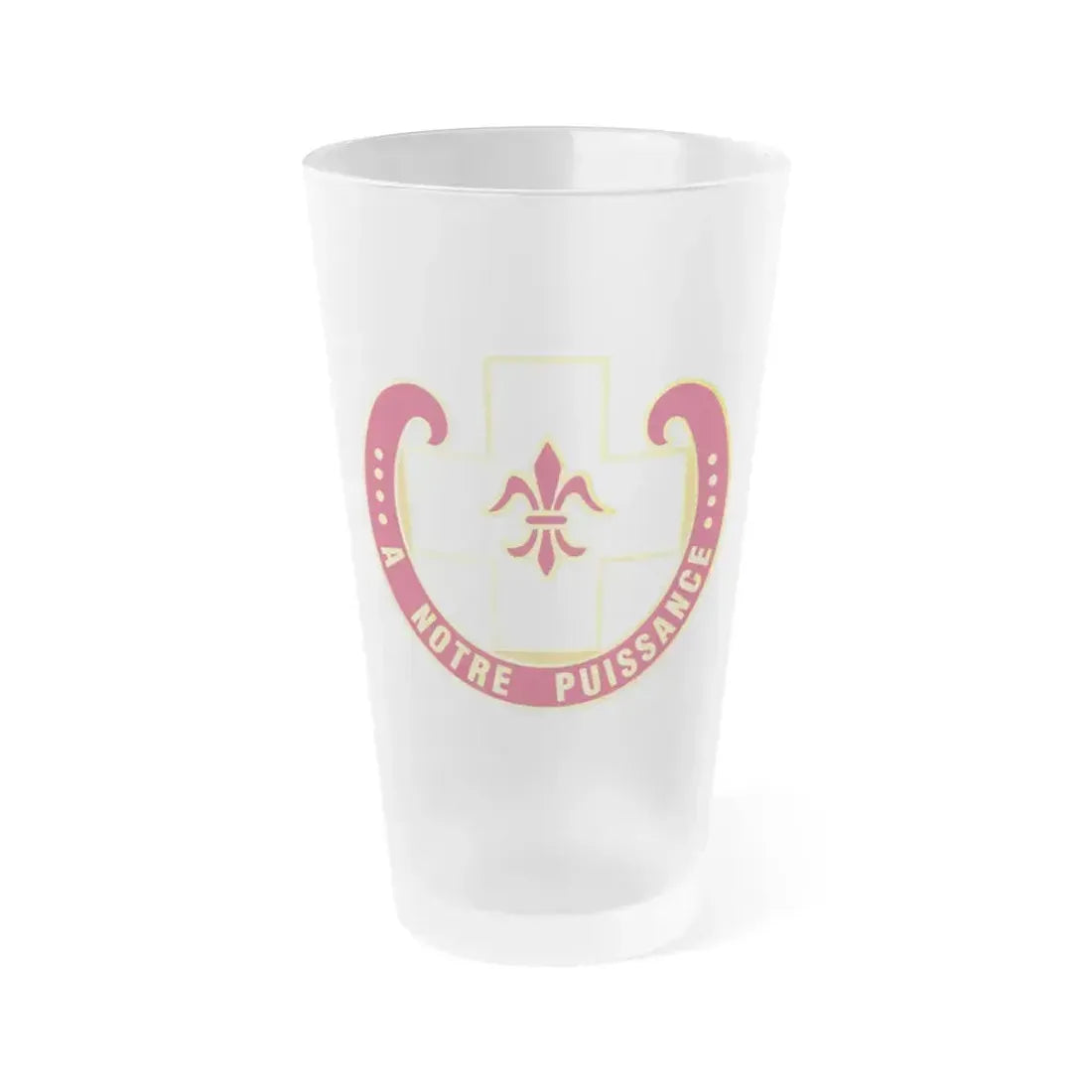 11 Evacuation Hospital (U.S. Army) Frosted Pint Glass 16oz Default Title - Go Mug Yourself