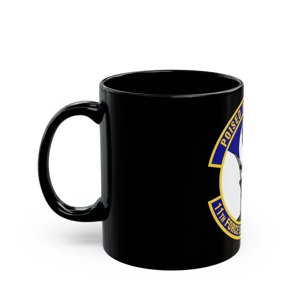 11 Force Support Squadron USAF (U.S. Air Force) Black Coffee Mug-Go Mug Yourself