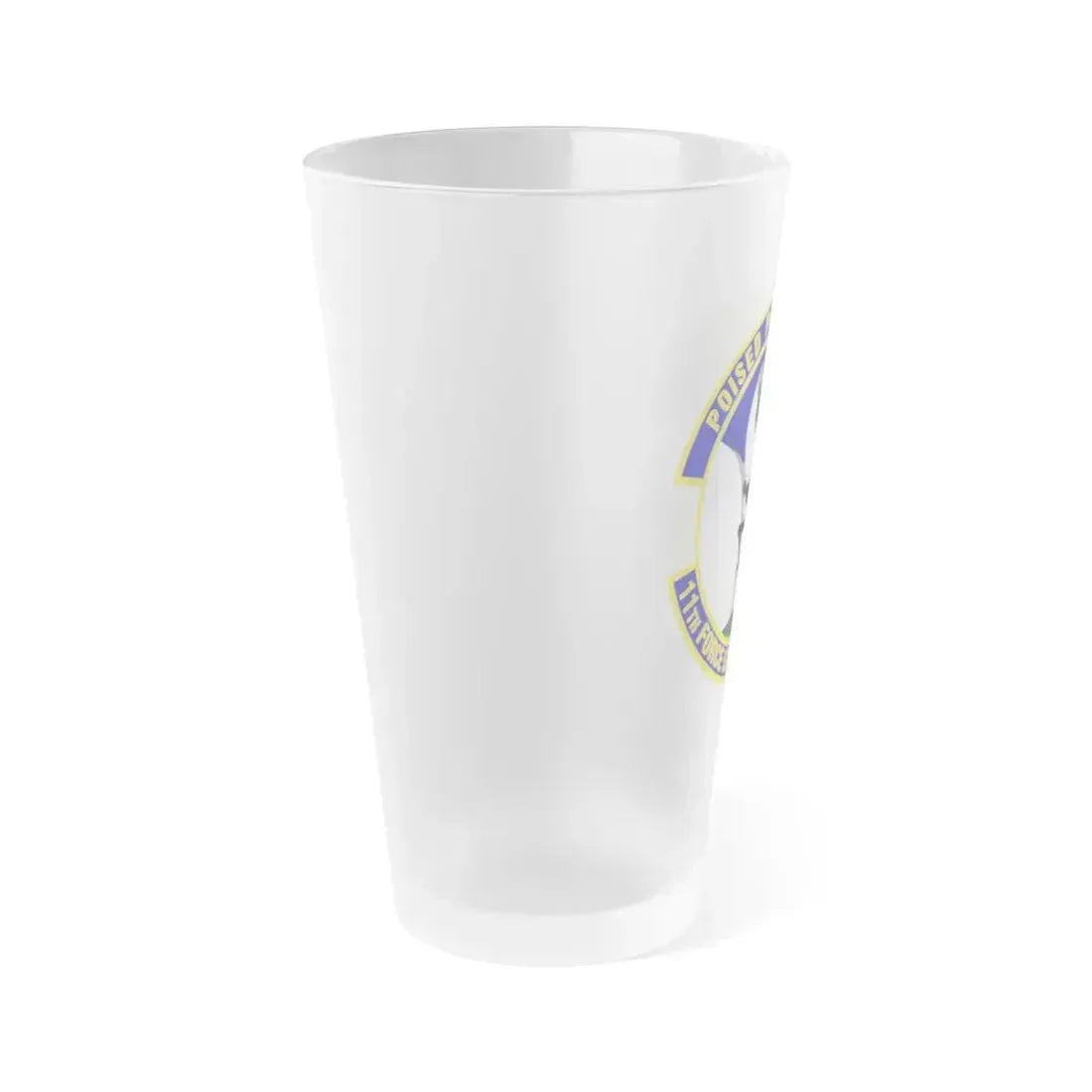 11 Force Support Squadron USAF (U.S. Air Force) Frosted Pint Glass 16oz - Go Mug Yourself