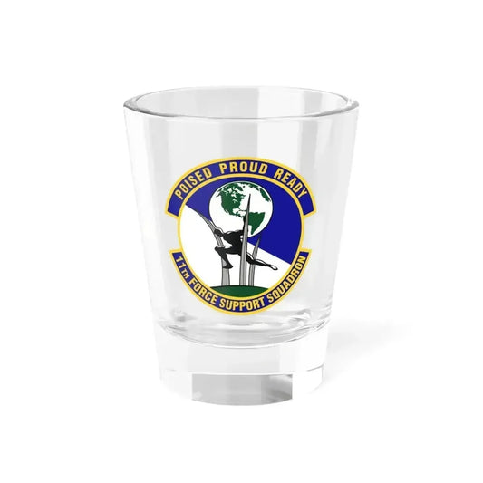 11 Force Support Squadron USAF (U.S. Air Force) Shot Glass 1.5oz 1.5oz - Go Mug Yourself