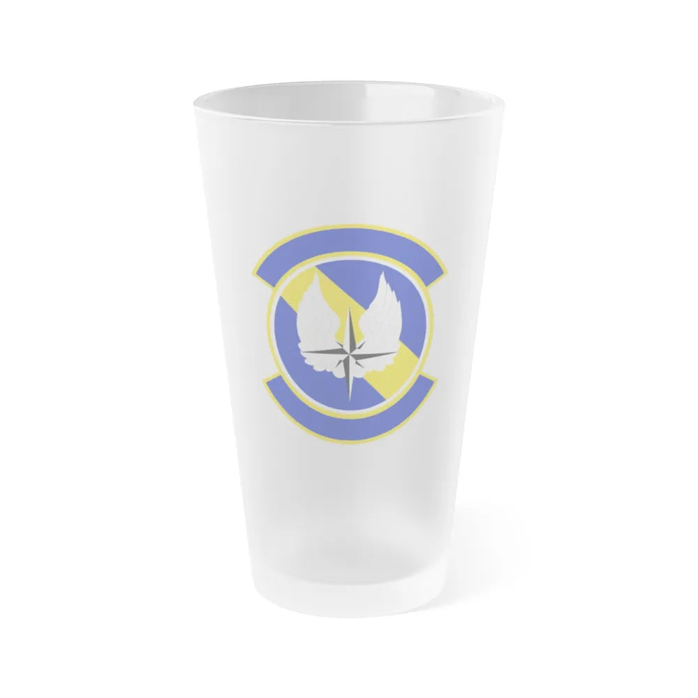 11 Logistics Readiness Squadron USAF (U.S. Air Force) Frosted Pint Glass 16oz-16oz-Frosted-Go Mug Yourself