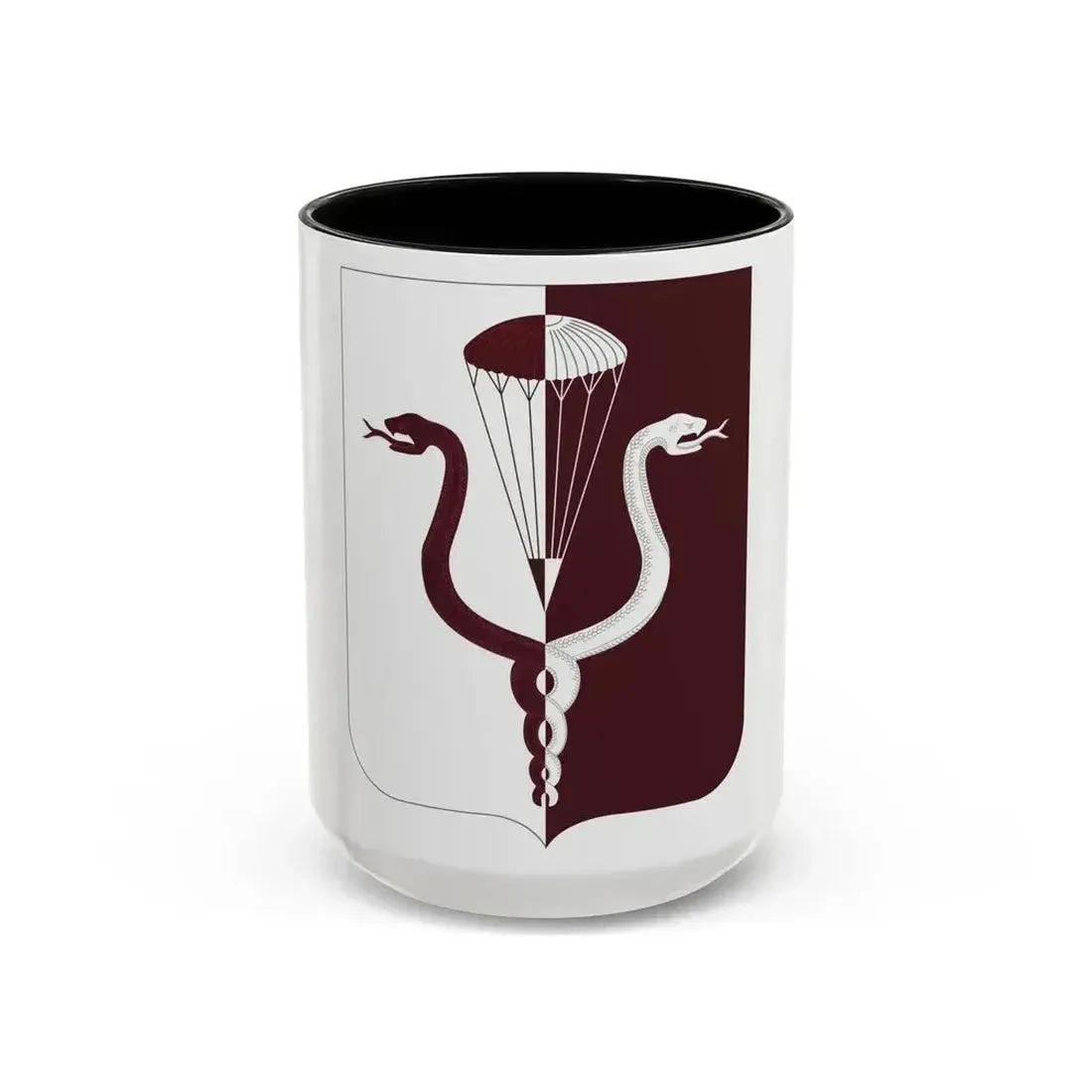 11 Medical Battalion 2 (U.S. Army) Accent Coffee Mug 15oz Black - Go Mug Yourself
