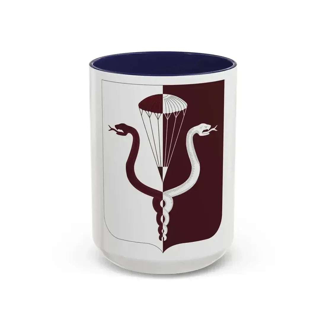 11 Medical Battalion 2 (U.S. Army) Accent Coffee Mug 15oz Navy - Go Mug Yourself