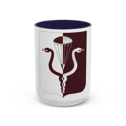 11 Medical Battalion 2 (U.S. Army) Accent Coffee Mug 15oz Navy - Go Mug Yourself