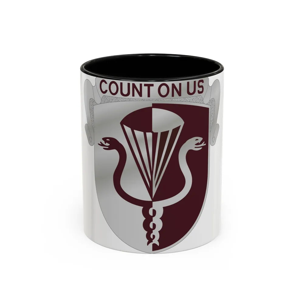 11 Medical Battalion (U.S. Army) Accent Coffee Mug-11oz-Black-Go Mug Yourself