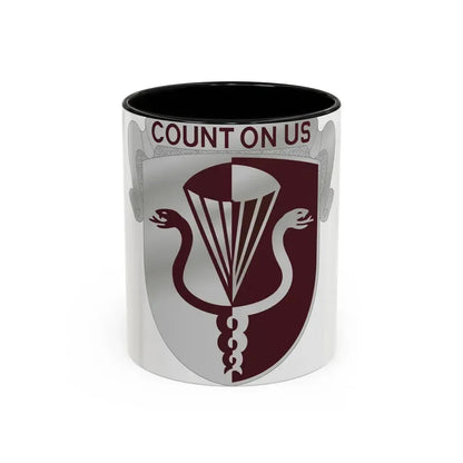 11 Medical Battalion (U.S. Army) Accent Coffee Mug 11oz Black - Go Mug Yourself