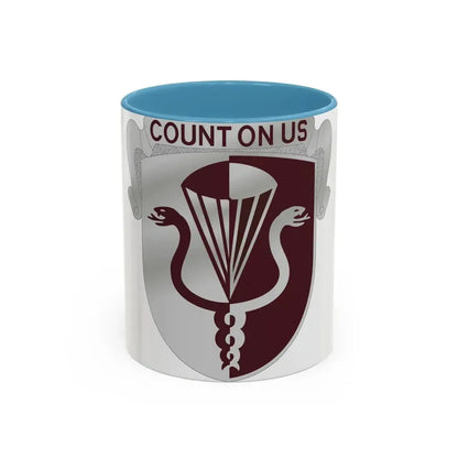 11 Medical Battalion (U.S. Army) Accent Coffee Mug 11oz Light Blue - Go Mug Yourself