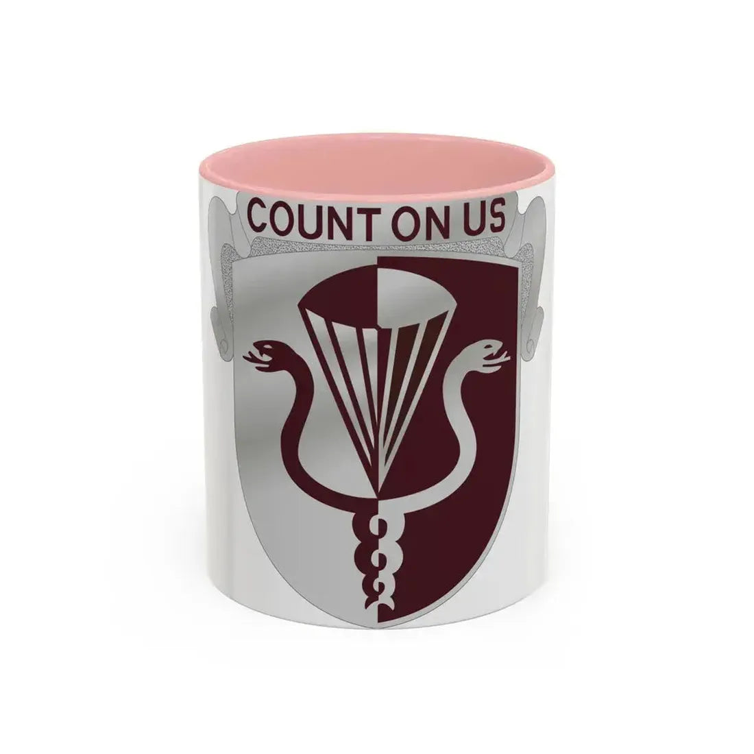 11 Medical Battalion (U.S. Army) Accent Coffee Mug 11oz Pink - Go Mug Yourself