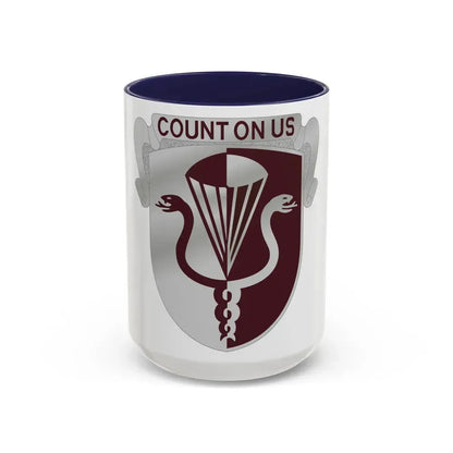 11 Medical Battalion (U.S. Army) Accent Coffee Mug 15oz Navy - Go Mug Yourself