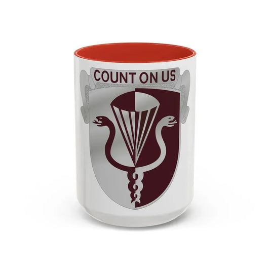 11 Medical Battalion (U.S. Army) Accent Coffee Mug 15oz Pink - Go Mug Yourself