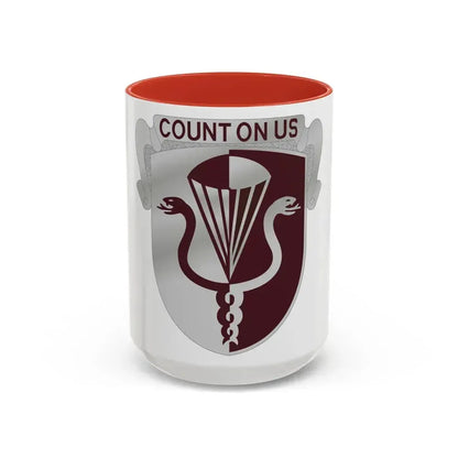 11 Medical Battalion (U.S. Army) Accent Coffee Mug 15oz Pink - Go Mug Yourself