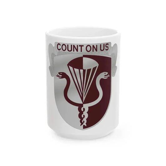 11 Medical Battalion (U.S. Army) White Coffee Mug 15oz - Go Mug Yourself