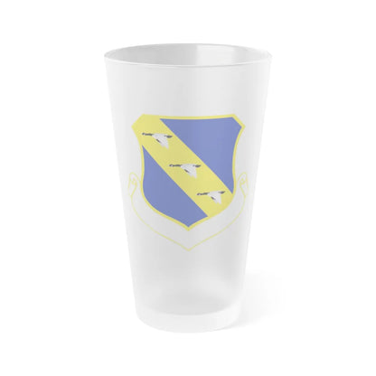 11 Mission Support Group USAF (U.S. Air Force) Frosted Pint Glass 16oz-16oz-Frosted-Go Mug Yourself