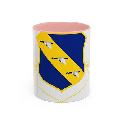 11 Mission Support Group USAF (U.S. Air Force) Accent Coffee Mug 11oz Pink - Go Mug Yourself