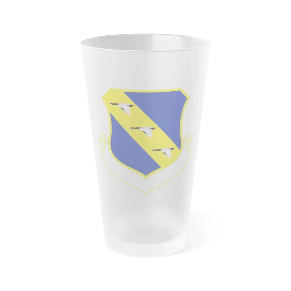 11 Mission Support Group USAF (U.S. Air Force) Frosted Pint Glass 16oz 16oz Frosted - Go Mug Yourself