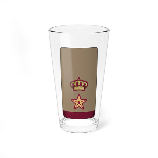 11. QELF LTC (Qatar) (Military Rank) Pint Glass 16oz 16oz - Go Mug Yourself
