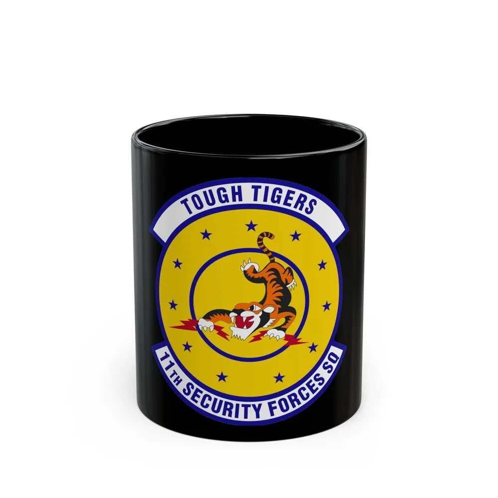 11 Security Forces Squadron USAF (U.S. Air Force) Black Coffee Mug-11oz-Go Mug Yourself